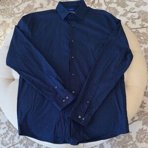 Apt. 9 Men's Navy Dress Shirt size Large
